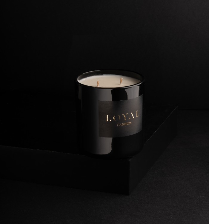 large double wick soy candle