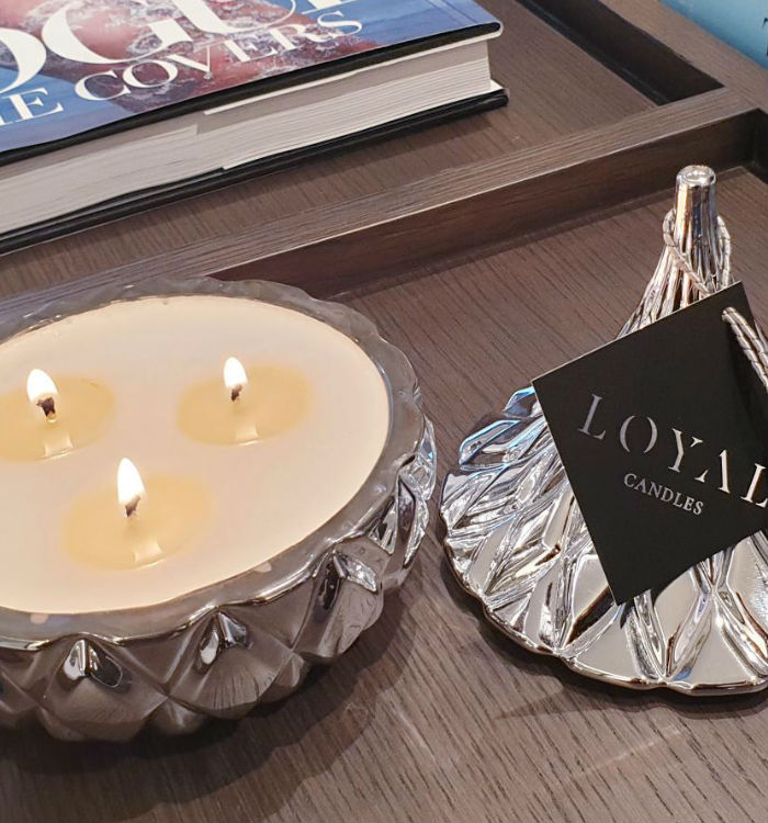 Loyal Ruby Silver Loyal Candles